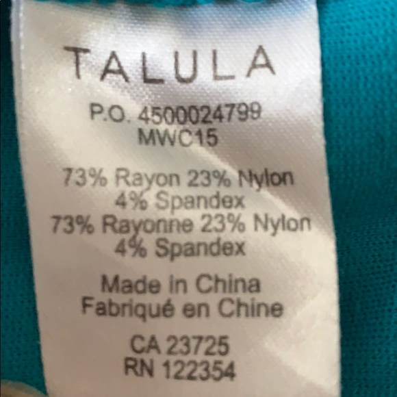 Talula teal mini skirt - Picture 4 of 4